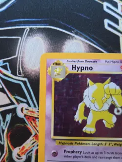 Pokemon 1999 - Hypno - 8/62 Fossil Unlimited Holo Rare - Image 3