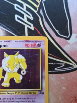 Pokemon 1999 - Hypno - 8/62 Fossil Unlimited Holo Rare - Image 4
