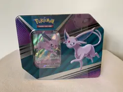 Pokemon TCG V Heroes Tin Espeon V Promo New Factory Sealed Nintendo 2022 820650851322 - Image 1