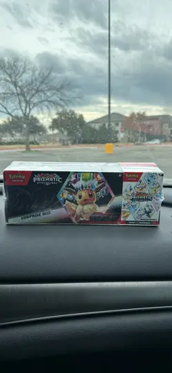 Pokemon Prismatic Evolutions Surprise Box & Booster Bundle Eevee Promo - Image 2