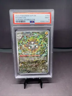 Pokemon TCG Magneton 159 Surging Sparks ETB Promo PSA 9 Scarlet & Violet Promo - Image 1