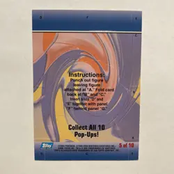 Venusaur Topps Pokemon Advanced Challenge Pop-Ups #5 2004 - Image 2