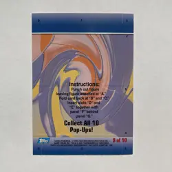 2004 Topps Pokemon Advanced Challenge Grovyle 9 Of 10 Pop Ups RARE - Image 2