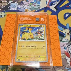 Pokemon Pikachu #120/SV-P 2023 SV-P Japanese Promo TAG Graded 10 - Image 1