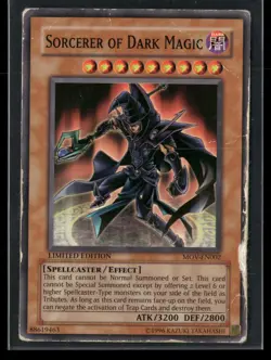 Sorcerer of Dark Magic MOV-EN002 Yu-Gi-Oh! The Movie Promo Yu-Gi-Oh Limited HP - Image 1
