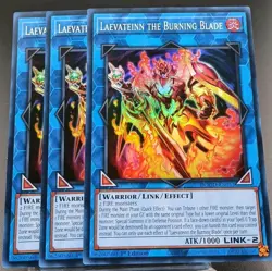 3x Laevateinn the Burning Blade 1st Edition Super Rare DOOD-EN053 Yu-Gi-Oh! - Image 1