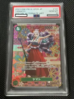 PSA 10 Yamato SP OP01-121 Special Art ONE PIECE Card Japanese BANDAI From Japan - Image 1
