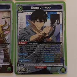 Solo Leveling Union Arena Lot of 6 SR NM 2x Sung Jinwoo Included - Image 5