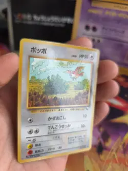 Pokemon Karte Card Vending expansion sheet glossy japanese Pidgey Taubsi NM+ - Image 5