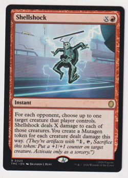 Shellshock Commander TMNT TMC 0025 R Rare Regular NM MTG Magic - Image 1