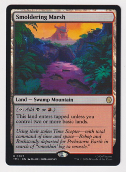 Smoldering Marsh Commander TMNT TMC 0073 R Rare Regular NM MTG Magic - Image 1