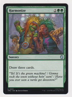 Harmonize TMNT TMC 0051 U Uncommon Regular NM MTG Magic - Image 1