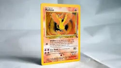 Pokemon TCG Moltres 12/62 Fossil Holo Rare Unlimited 1999 WOTC Near Mint - Image 1
