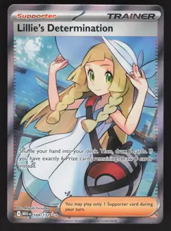 Lillie's Determination 169/132 Pokemon TCG Mega Evolution NM - Image 1