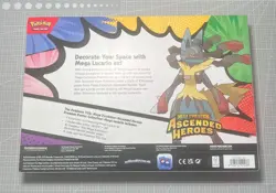Pokemon Mega Evolution Ascended Heroes Premium Poster Collection Mega Lucario - Image 1
