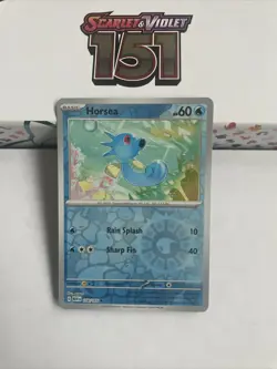 Pokemon TCG - 116/165 Horsea Reverse Holo - Scarlet & Violet 151 - Image 1