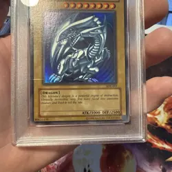 Yugioh 2002 Blue Eyes White Dragon Sdk-001 PSA 5 - Image 4