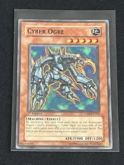 Cyber Ogre 1st Edition CDIP-EN004 YuGiOh Cyberdark Impact - Image 1