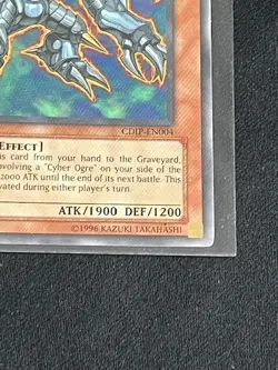 Cyber Ogre 1st Edition CDIP-EN004 YuGiOh Cyberdark Impact - Image 4