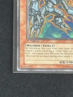 Cyber Ogre 1st Edition CDIP-EN004 YuGiOh Cyberdark Impact - Image 5