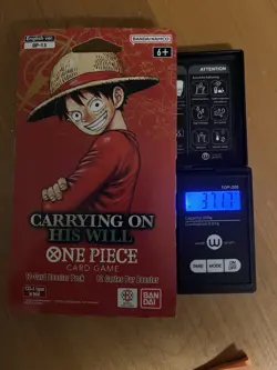 One Piece OP-13 CARRYING ON HIS WILL Sleeved Booster Pack - Heavy - 37.17g 🔥🔥 - Image 1