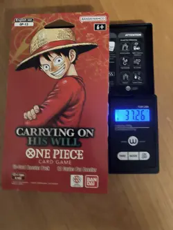 One Piece OP-13 CARRYING ON HIS WILL Sleeved Booster Pack - Heavy - 37.26g 🔥🔥 - Image 1