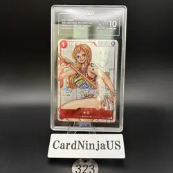 TAG GEM MINT 10 (961) Nami Parallel OP01-016 R 25th Edition ONE PIECE 323 - Image 1