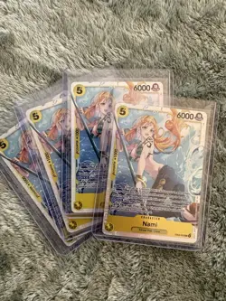 Bandai One Piece Nami 4 card playset EB03-053 - Image 1