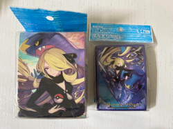 Pokemon Card Game Cynthia & Garchomp Card Sleeves Deck Box Pokemon Center Jp - Image 1