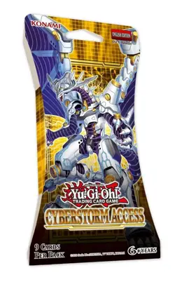 4 x YU-GI-OH! TCG Cyberstorm Access 9 x Card Blister Pack YUGIOH - Image 4