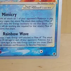 Gold Star Mew Dragon Frontiers Card 101/101 Series - Image 5