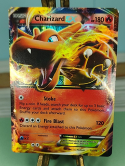 Pokemon Charizard EX Holo Ultra Rare Flashfire 11/106 Basic 180 Trading Card TCG - Image 1