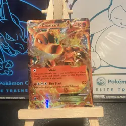 Pokemon TCG Charizard EX Black Star Promo Card XY29 Light Play - Image 1