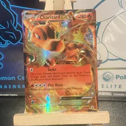 Pokemon TCG Charizard EX Black Star Promo Card XY29 Light Play - Image 2