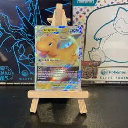 Pokemon TCG Dragonite VSTAR 050/078 Pokemon GO Holo Card Near Mint - Image 1