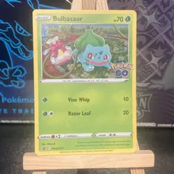 Bulbasaur Pokemon Go SWSH231 Black Star Promo Pokemon TCG Card - Image 1