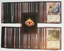 MECCG MIDDLE EARTH CCG THE DRAGONS COMMON SET 70 CARDS LOTR (NM) - Image 1