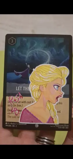 Disney Lorcana Signed & Sketch Card - Rosa Barbera - Image 1