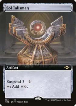 1x Sol Talisman - Extended Art NM Eng MTG - Modern Horizons 2 - Image 1