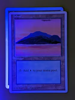 Island (C) x1 Fourth Edition 4th Alternate 1x Magic the Gathering MTG - Image 1