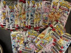 x32 Prismatic Evolutions Booster Packs Sealed Brand New Pokemon TCG - Image 1