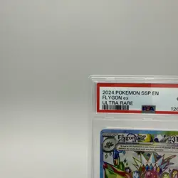 Pokemon Flygon EX 222/191 Full Art Ultra Rare Surging Sparks 2024 PSA 10 - Image 2