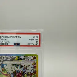 Pokemon Flygon EX 222/191 Full Art Ultra Rare Surging Sparks 2024 PSA 10 - Image 3