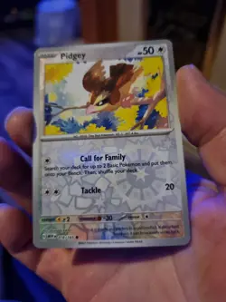 Pidgey (Reverse Foil) - 016/165 - Common - Scarlet & Voilet: 151 Pokemon TCG - Image 1