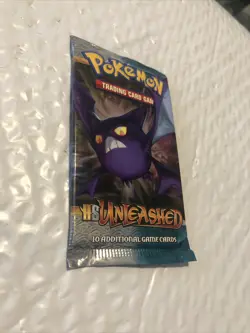 Pokemon HS Unleashed Unopened Booster Pack - Crobat Art Sealed New 820650105302 - Image 1