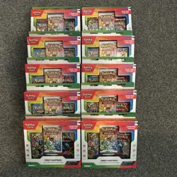3x Pokemon TCG First Partner Illustration Collection Series 1 - ✅ Sealed - Image 1