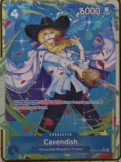 One Piece CCG Cavendish Alternative Art OP10-045 Royal Blood - Image 2