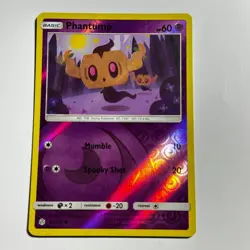 Phantump 93/236 Common Reverse Holo Card SM - Cosmic Eclipse SM12 Pokemon TCG LP - Image 1