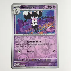 Gothorita 042/086 Common Reverse Holo Card SV: White Flare Pokemon TCG NM - Image 1