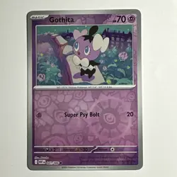 Gothita 041/086 Reverse Holo Card White Flare WHT Pokemon TCG NM - Image 1